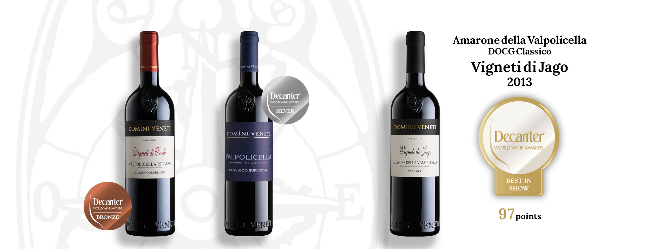 Best in Show: Amarone Vigneti di Jago 2013 Domìni Veneti al Decanter World Wine Award 2019 - 1