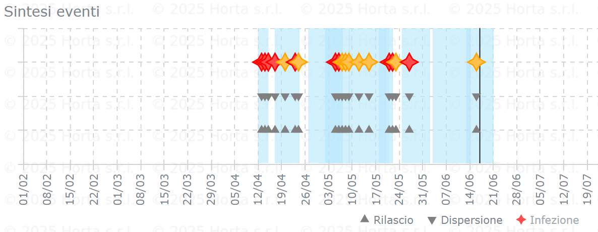 BOLLETTINO FITOSANITARIO VITE: 17 GIUGNO 2025 - 10 BOLLETTINO FITOSANITARIO VITE: 17 GIUGNO 2025 - 9