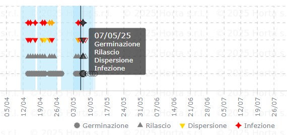 BOLLETTINO FITOSANITARIO VITE: 06 MAGGIO 2025 - 6 BOLLETTINO FITOSANITARIO VITE: 06 MAGGIO 2025 - 5